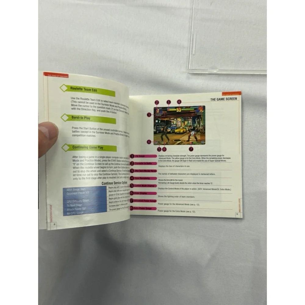 THE KING OF FIGHTERS DREAM MATCH 1999 SNK SEGA DREAMCAST KYO KUSANAGI CIB VF+